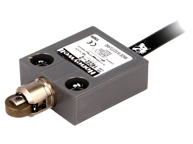 Eindschakelaar; langwerpige roller van metaal Ø12,4mm; SPDT; 5A Eindschakelaar; langwerpige roller van metaal Ø12,4mm; SPDT; 5A